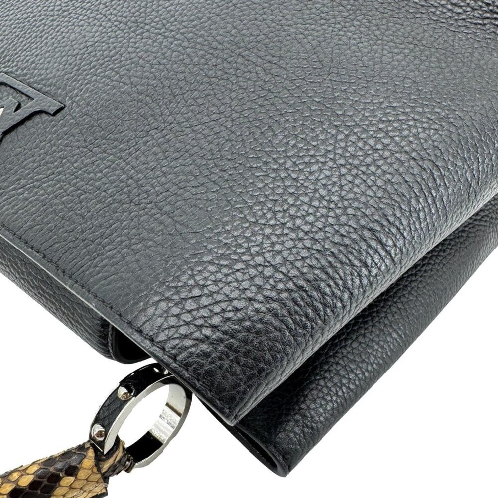 Louis Vuitton Capucines Bb Python Handle Leather … - image 7